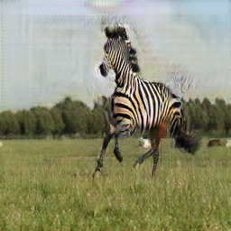 fake zebra